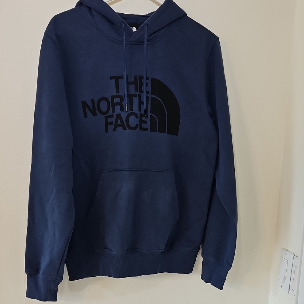 The North Face Men/Women/ Navy Hoodie - Picture 2 of 5